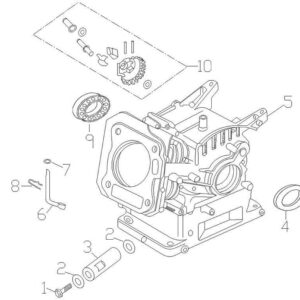 BT200X Crankcase Assy