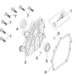 BT200X Crankcase Cover Assy