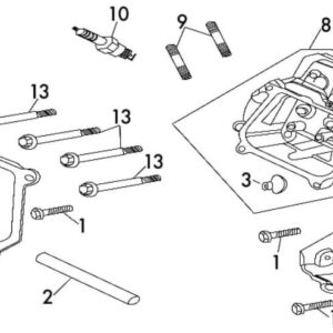 BT200X Cylinder Head and Cover