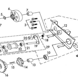 BT200X Clutch and Jackshaft Assy
